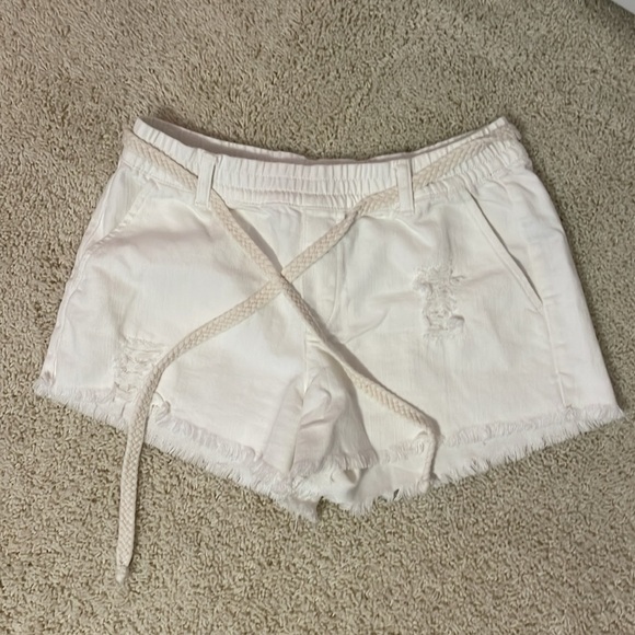 Bundle of 5 Aerie Denim Drawstring Shorts Size XS - Picture 7 of 8